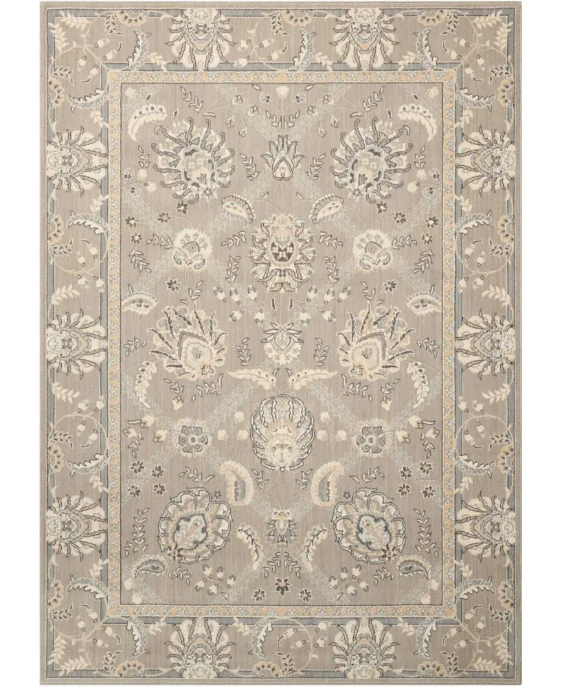 Nourison Home Persian Empire PE22 Slate 3'6" x 5'6" Area Rug