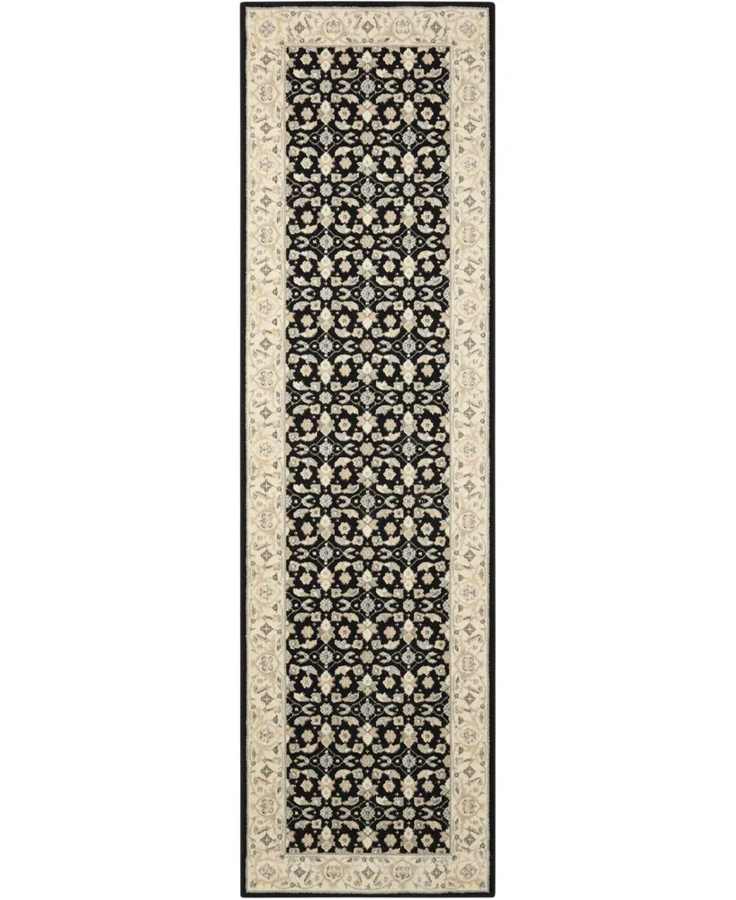 Nourison Home Persian Empire PE26 Black 3'6" x 5'6" Area Rug