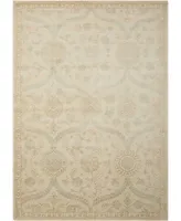 Nourison Home Luminance LUM04 Cream and Mint 5'3" x 7'5" Area Rug