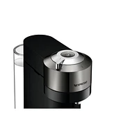 Nespresso Vertuo Next Deluxe Coffee and Espresso Machine by Breville, Dark Chrome with Aeroccino Milk Frother