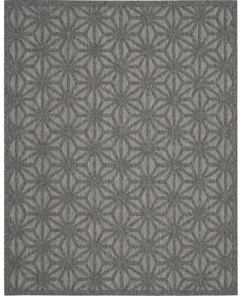 Nourison Home Cozumel CZM01 Onyx 7'10" x 9'10" Outdoor Area Rug