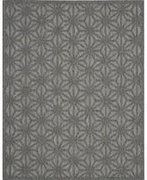 Nourison Home Cozumel CZM01 Onyx 7'10" x 9'10" Outdoor Area Rug