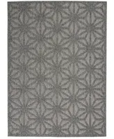 Nourison Home Cozumel CZM01 Onyx 5'3" x 7'3" Outdoor Area Rug