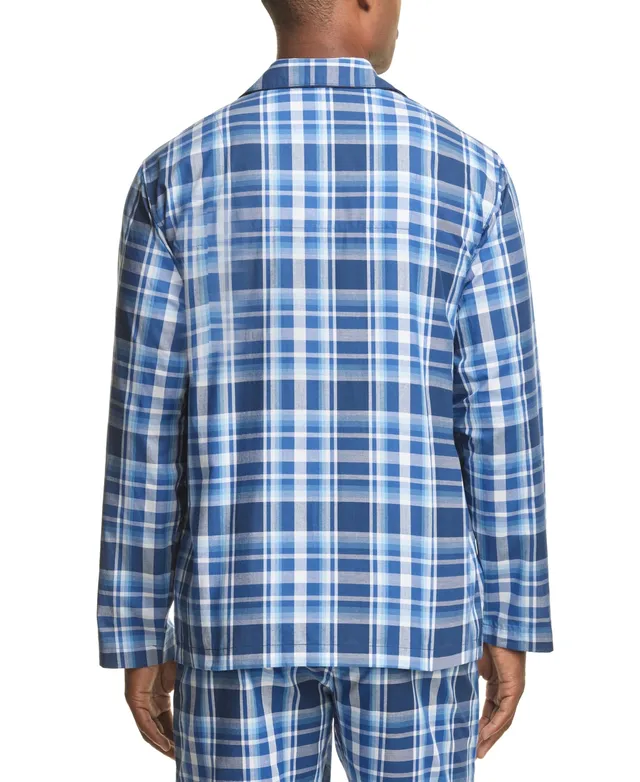 Nautica Men's Herringbone Comfort Cotton Pajama Shirt - Macy's
