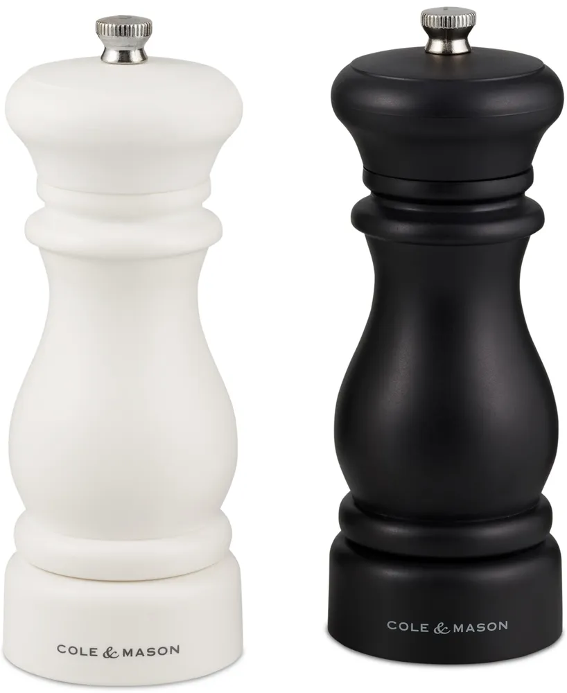 Cole & Mason 6 in. Horsham Salt & Pepper Mill Gift Set, Chrome