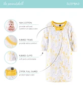 The Peanutshell Baby Boys Newborn Layette Gift Set Girls, Yellow Safari, 23 Essential Pieces