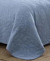 Tommy Bahama Home Solid Costa Sera Cotton Reversible Quilt