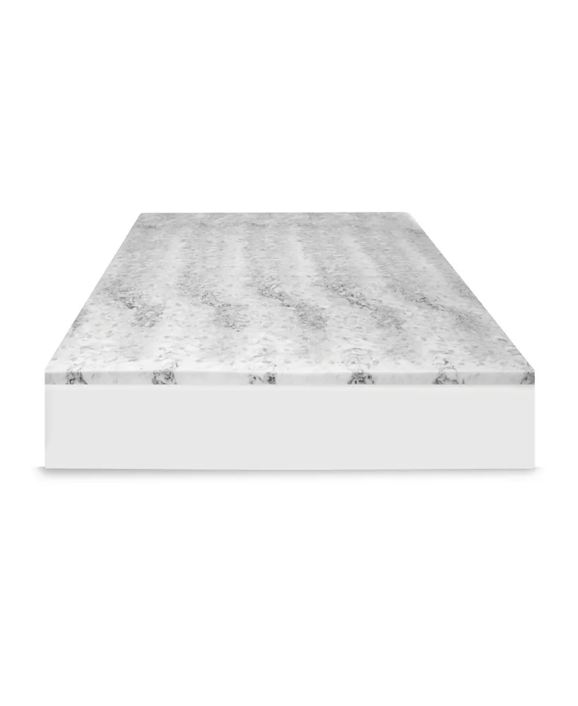 SensorPEDIC 2" Charcoal Infused Memory Foam Mattress Topper