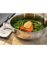 Saveur Selects Voyage Series Tri-Ply Stainless Steel 5-Qt. Sauteuse