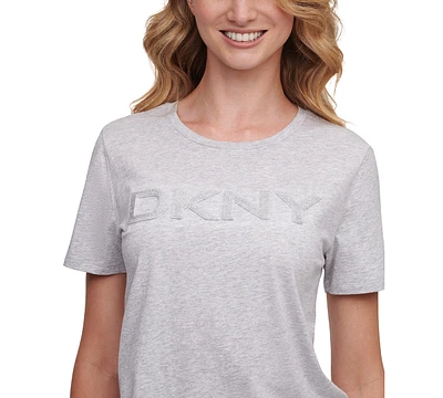 Dkny Glitter Logo T-Shirt