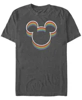 Fifth Sun Men's Rainbow Ears Short Sleeve T-Shirt