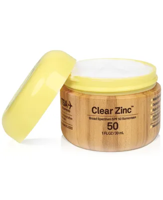 Sun Bum Clear Zinc Sunscreen Spf 50, 1-oz.