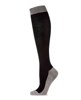 MeMoi Two-Tone Contrast Women's Compression Socks