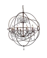 Home Accessories Edwards 17" 6-Light Indoor Chandelier with Light Kit