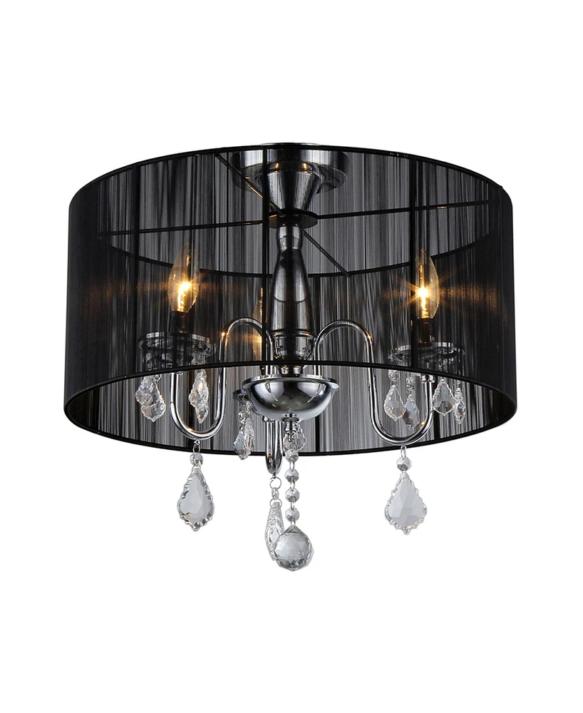 Home Accessories Brage 19" 3-Light Indoor Chandelier with Light Kit