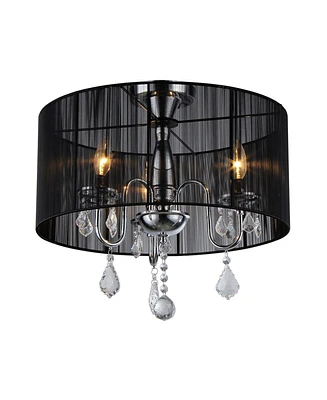 Home Accessories Brage 19" 3-Light Indoor Chandelier with Light Kit