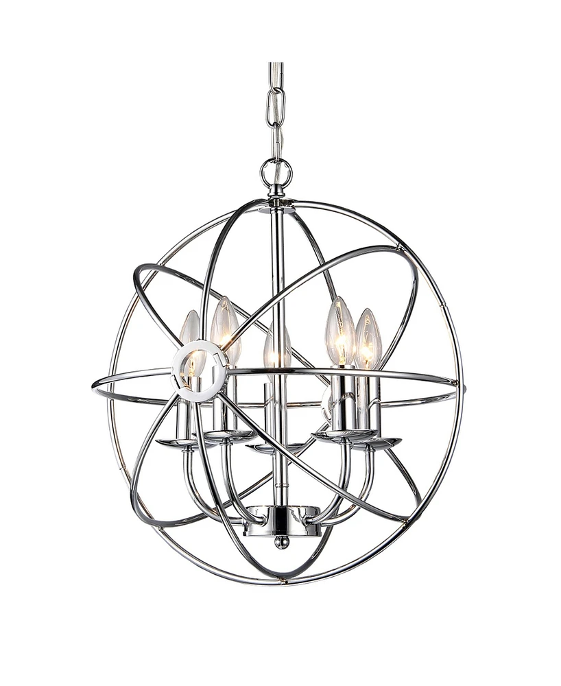 Home Accessories Aidee 18" 5-Light Indoor Chandelier with Light Kit