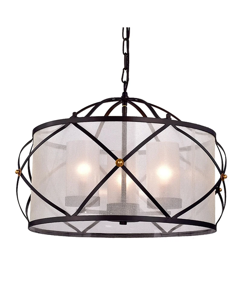 Home Accessories Omolara 24" 3-Light Indoor Pendant Lamp with Light Kit