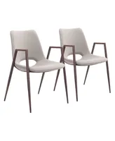 Zuo Desi Dining Chair, Set of 2