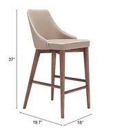 Zuo Moor Counter Chair