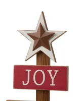 Glitzhome Wooden Sign Table Tree decor