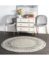 nuLoom Claudia 4' x 4' Round Area Rug