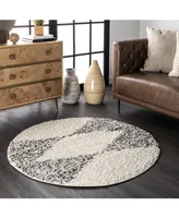 nuLoom Bria 4' x 4' Round Area Rug