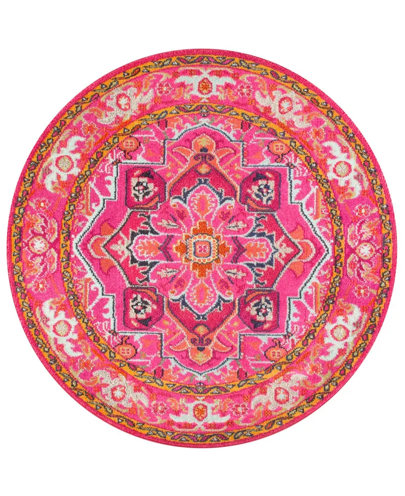 nuLoom Mackenzie 5'3" x 5'3" Round Area Rug