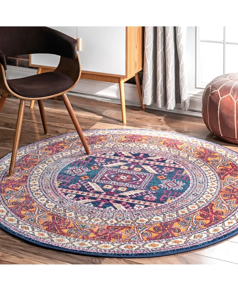 nuLoom Marisela 4' x 4' Round Area Rug