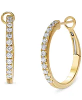 Diamond Hoop Earrings (1/2 ct. t.w.) in 14k Gold