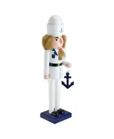 Northlight Sailor with Anchor Wooden Christmas Nutcracker