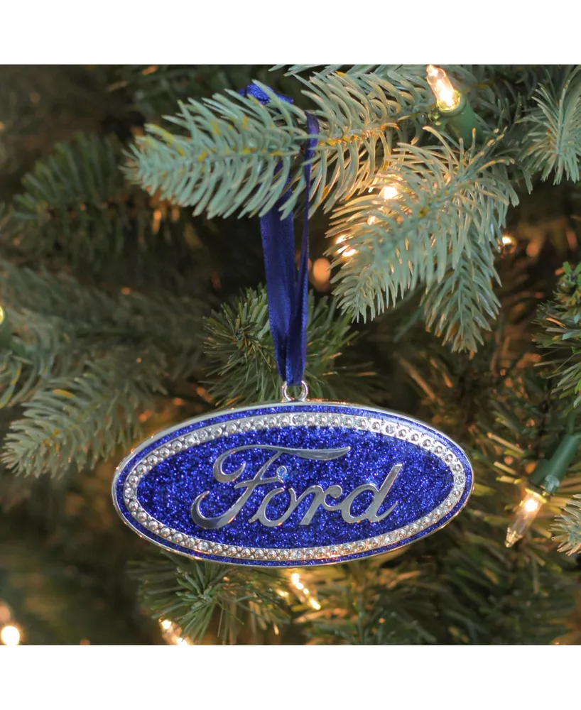 Northlight Oval Ford Logo Christmas Tree Ornament