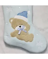 Northlight "Baby's 1st Christmas" Embroider Teddy Bear Christmas Stocking