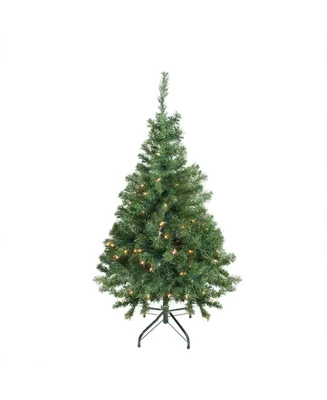 Northlight Pre-Lit Niagara Pine Medium Artificial Christmas Tree-Clear Lights