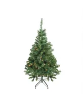 Northlight Pre-Lit Niagara Pine Medium Artificial Christmas Tree-Clear Lights