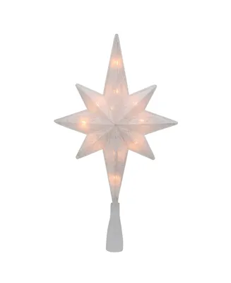 Northlight Lighted Bethlehem Star with Scrolling Christmas Tree Topper