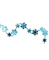 Northlight Shiny Snowflakes Beaded Christmas Garland-Unlit