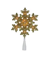 Northlight Lighted Snowflake Christmas Tree Topper