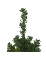 Northlight Pre-Lit Mixed Classic Pine Medium Artificial Christmas Tree-Warm Clear Led Lights