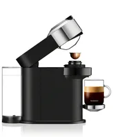 Nespresso Vertuo Next Deluxe Coffee and Espresso Machine by De'Longhi, Chrome with Aeroccino Milk Frother