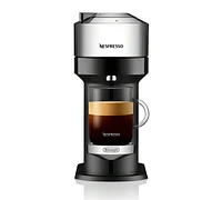 Nespresso Vertuo Next Deluxe Coffee and Espresso Machine by De'Longhi in Chrome