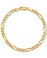 Giani Bernini Figaro Link Chain Bracelet (4-1/3mm) 18k Gold-Plated Sterling Silver or Silver, Created for Macy's