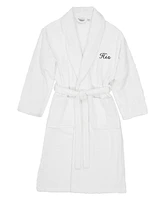 Linum Home Turkish Cotton Embroidered His Terry Bathrobe