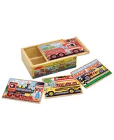 Melissa and Doug Kids Toy, Vehicle Puzzles in a Box