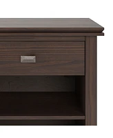 Simpli Home Artisan Solid Wood Bedside Table