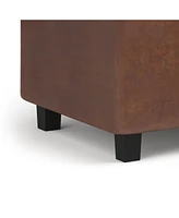 Cosmopolitan Contemporary Rectangle Storage Ottoman