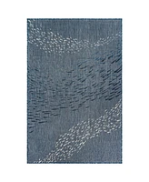 Liora Manne Carmel School of Fish 6'6" x 9'4" Area Rug