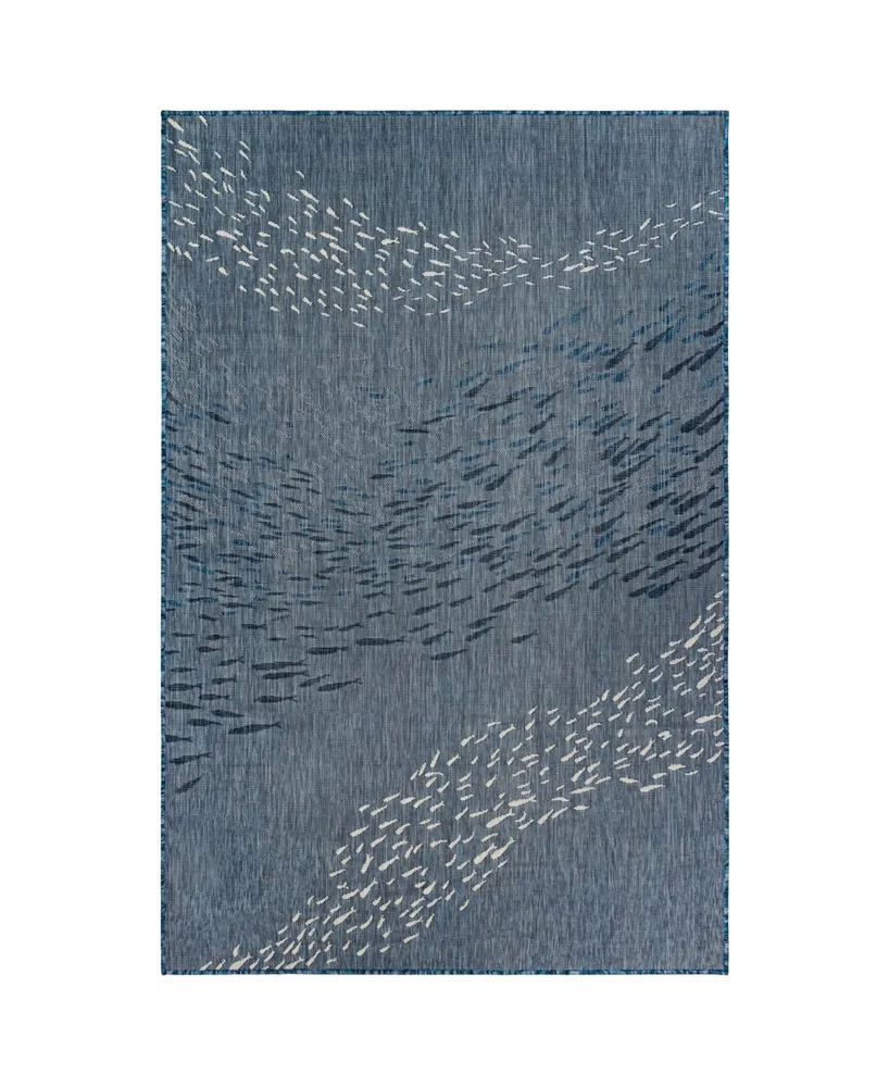 Liora Manne Carmel School of Fish 7'10" x 9'10" Area Rug