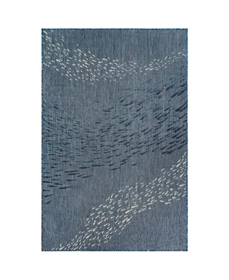 Liora Manne Carmel School of Fish 7'10" x 9'10" Area Rug