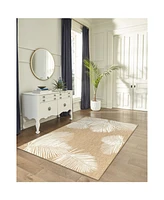Liora Manne' Carmel Palm 7'10" x 9'10" Outdoor Area Rug